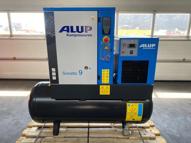 Alup Sonetto 9+ 270 Elektrische Schroefcompressor met ketel en droger 7.5 kW 980 L / min 10 Bar - ضاغط هوائي: صورة 1 Alup Sonetto 9+ 270 Elektrische Schroefcompressor met ketel en droger 7.5 kW 980 L / min 10 Bar - ضاغط هوائي: صورة 1