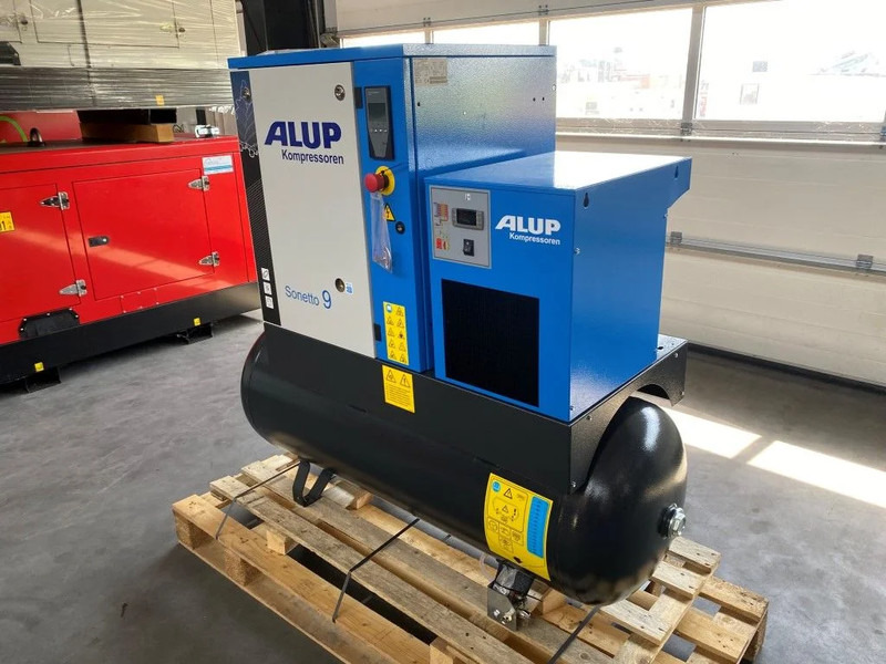 Alup Sonetto 9+ 270 Elektrische Schroefcompressor met ketel en droger 7.5 kW 980 L / min 10 Bar - ضاغط هوائي: صورة 4 Alup Sonetto 9+ 270 Elektrische Schroefcompressor met ketel en droger 7.5 kW 980 L / min 10 Bar - ضاغط هوائي: صورة 4