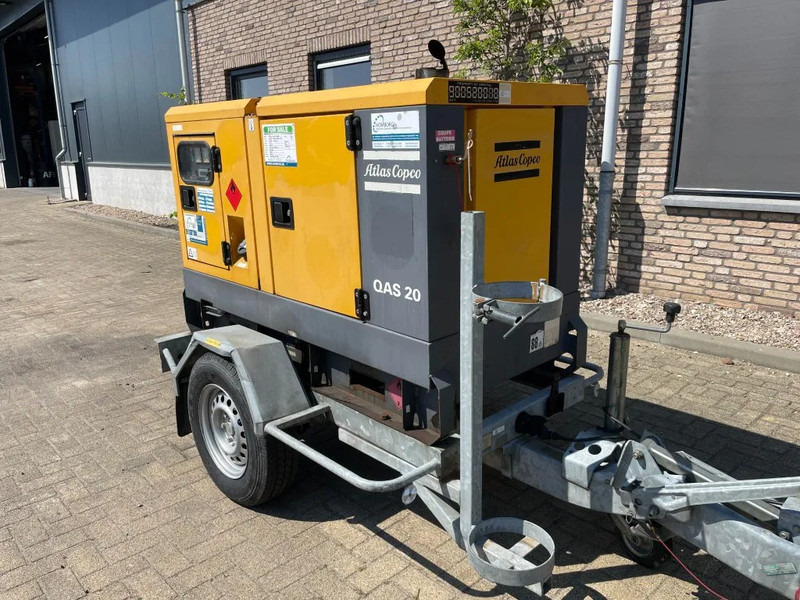Atlas-Copco QAS 20 Kubota mobiele 20 kVA Silent Rental generatorrset Stage 3A - مجموعة المولد: صورة 3 Atlas-Copco QAS 20 Kubota mobiele 20 kVA Silent Rental generatorrset Stage 3A - مجموعة المولد: صورة 3