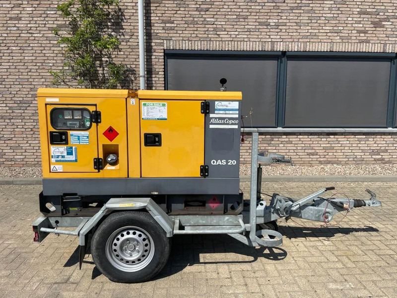Atlas-Copco QAS 20 Kubota mobiele 20 kVA Silent Rental generatorrset Stage 3A - مجموعة المولد: صورة 1 Atlas-Copco QAS 20 Kubota mobiele 20 kVA Silent Rental generatorrset Stage 3A - مجموعة المولد: صورة 1