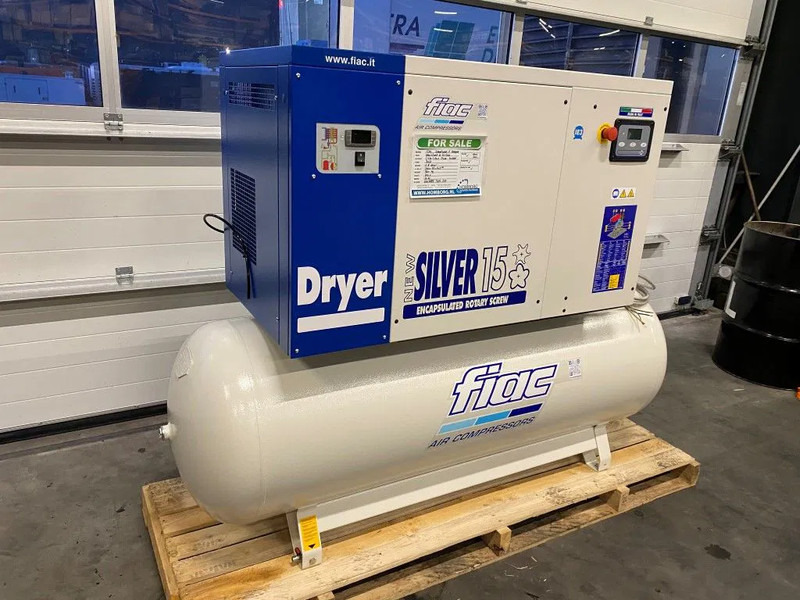 Fiac NewSilver D 15 / 500 NewSilver D 15 / 500 - 1430 L / min 11 kW 10 bar Elektrische Schroefcompressor + Droger - ضاغط هوائي: صورة 3 Fiac NewSilver D 15 / 500 NewSilver D 15 / 500 - 1430 L / min 11 kW 10 bar Elektrische Schroefcompressor + Droger - ضاغط هوائي: صورة 3