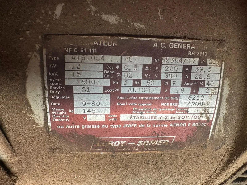 مجموعة المولد Hatz 3L30C Leroy Somer 15 kVA Silent generatorset: صورة 9 مجموعة المولد Hatz 3L30C Leroy Somer 15 kVA Silent generatorset: صورة 9