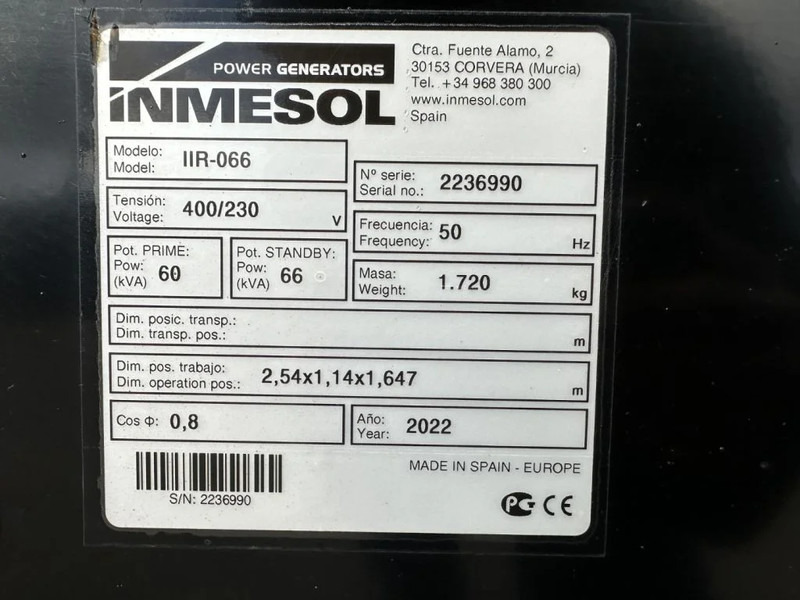 Iveco Stage 3A Iveco Stamford 66 kVA Supersilent Rental generatorset New ! - مجموعة المولد: صورة 4 Iveco Stage 3A Iveco Stamford 66 kVA Supersilent Rental generatorset New ! - مجموعة المولد: صورة 4