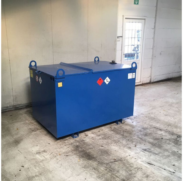 Kiwa IBC Elzinga Machinefabriek 1000 liter IBC Dieseltank met handpomp - خزان تخزين: صورة 4 Kiwa IBC Elzinga Machinefabriek 1000 liter IBC Dieseltank met handpomp - خزان تخزين: صورة 4