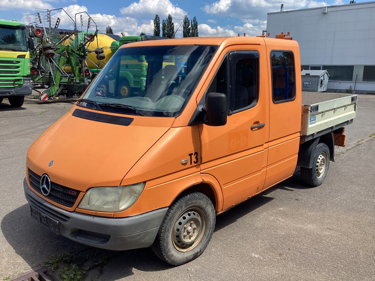 Mercedes-Benz Sprinter Pritsche Doka 211 CDI - شاحنة توصيل مفتوحة, الشاحنات الصغيرة كابينة مزدوجة: صورة 1 Mercedes-Benz Sprinter Pritsche Doka 211 CDI - شاحنة توصيل مفتوحة, الشاحنات الصغيرة كابينة مزدوجة: صورة 1