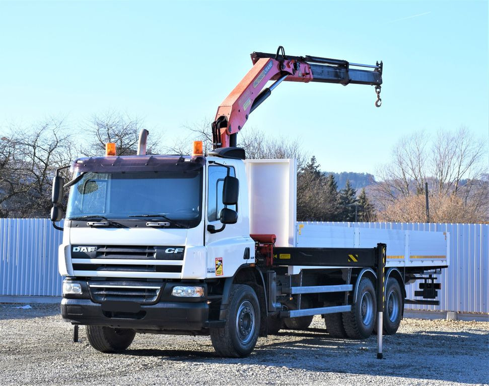 DAF CF 75.360 Pritsche 7,95 m + KRAN / FUNK * 6x4 DAF CF 75.360 Pritsche 7,95 m + KRAN / FUNK * 6x4 - شاحنة كرين, شاحنات مسطحة: صورة 2 DAF CF 75.360 Pritsche 7,95 m + KRAN / FUNK * 6x4 DAF CF 75.360 Pritsche 7,95 m + KRAN / FUNK * 6x4 - شاحنة كرين, شاحنات مسطحة: صورة 2
