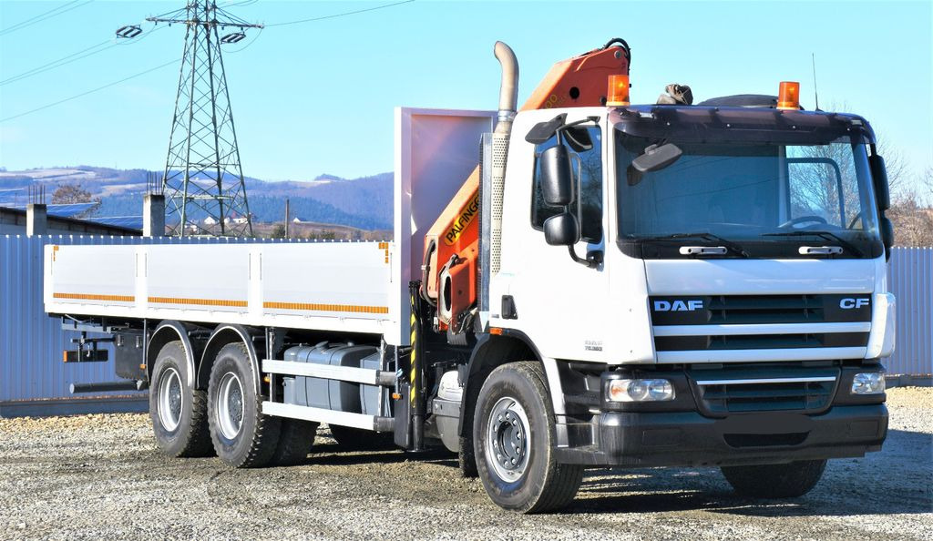 DAF CF 75.360 Pritsche 7,95 m + KRAN / FUNK * 6x4 DAF CF 75.360 Pritsche 7,95 m + KRAN / FUNK * 6x4 - شاحنة كرين, شاحنات مسطحة: صورة 3 DAF CF 75.360 Pritsche 7,95 m + KRAN / FUNK * 6x4 DAF CF 75.360 Pritsche 7,95 m + KRAN / FUNK * 6x4 - شاحنة كرين, شاحنات مسطحة: صورة 3