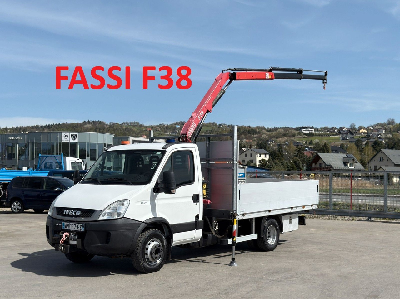 Iveco Daily 65C14 Pritsche 3,75 m FASSI F38 A.22 - شاحنة توصيل مفتوحة: صورة 1 Iveco Daily 65C14 Pritsche 3,75 m FASSI F38 A.22 - شاحنة توصيل مفتوحة: صورة 1