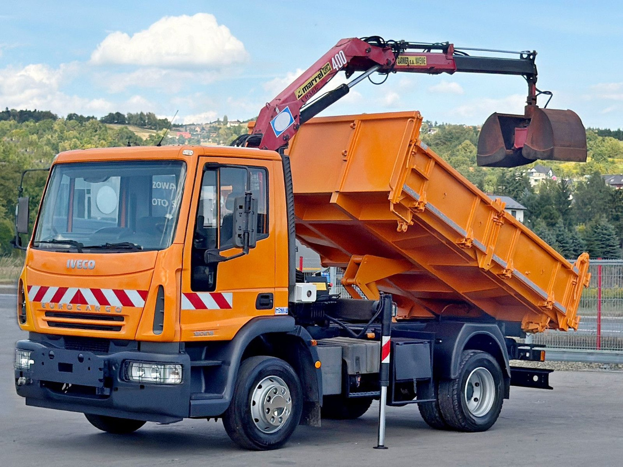Iveco EUROCARGO 120E18 * HMF 403 K1 * TOPZUSTAND - شاحنة كرين, شاحنة قلاب: صورة 2 Iveco EUROCARGO 120E18 * HMF 403 K1 * TOPZUSTAND - شاحنة كرين, شاحنة قلاب: صورة 2