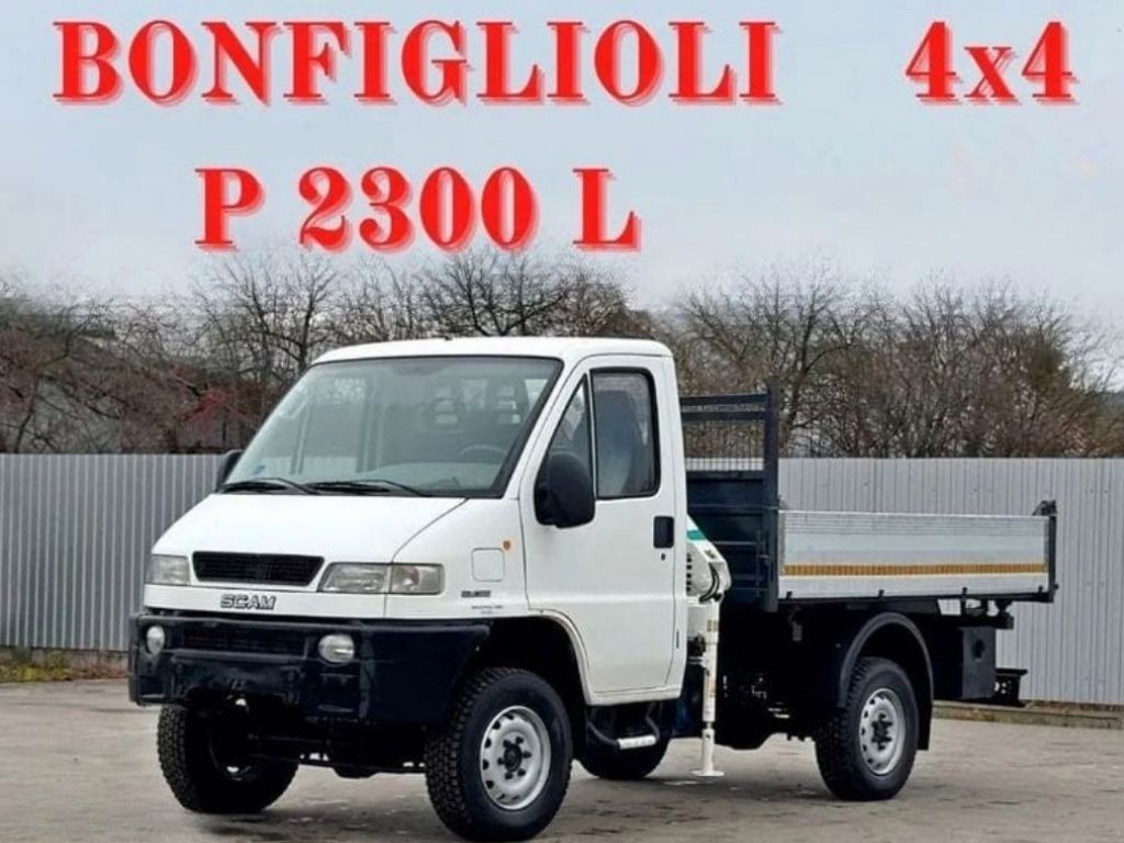 Iveco SCAM SM 35 *Pritsche 3,00m + KRAN - شاحنة كرين: صورة 1 Iveco SCAM SM 35 *Pritsche 3,00m + KRAN - شاحنة كرين: صورة 1