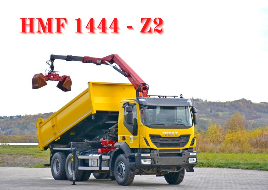 Iveco TRAKKER 360 * Kipper 4,90m* KRAN/FUNK*6x4 - شاحنة قلاب, شاحنة كرين: صورة 1 Iveco TRAKKER 360 * Kipper 4,90m* KRAN/FUNK*6x4 - شاحنة قلاب, شاحنة كرين: صورة 1