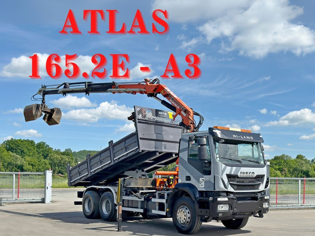 Iveco TRAKKER 410*Kipper 5,20m*ATLAS 165.2E * FUNK/6x4 Iveco TRAKKER 410*Kipper 5,20m*ATLAS 165.2E * FUNK/6x4 - شاحنة قلاب, شاحنة كرين: صورة 1 Iveco TRAKKER 410*Kipper 5,20m*ATLAS 165.2E * FUNK/6x4 Iveco TRAKKER 410*Kipper 5,20m*ATLAS 165.2E * FUNK/6x4 - شاحنة قلاب, شاحنة كرين: صورة 1