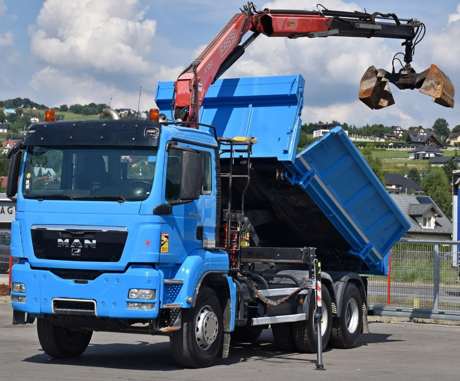 MAN TGS 26.400 Kipper 4,60m*PK F130A.22 + FUNK/6x4 - شاحنة كرين, شاحنة قلاب: صورة 3 MAN TGS 26.400 Kipper 4,60m*PK F130A.22 + FUNK/6x4 - شاحنة كرين, شاحنة قلاب: صورة 3