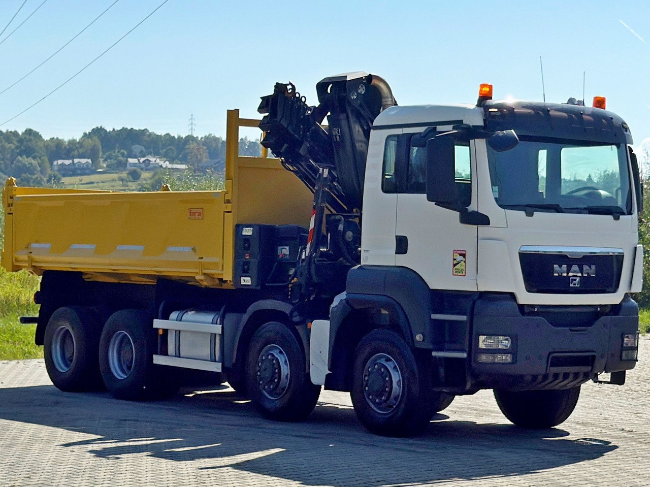 MAN TGS 32.510 * HIAB 288 EP - 5HIDUO/ FUNK * 8x8 - شاحنة كرين: صورة 4 MAN TGS 32.510 * HIAB 288 EP - 5HIDUO/ FUNK * 8x8 - شاحنة كرين: صورة 4