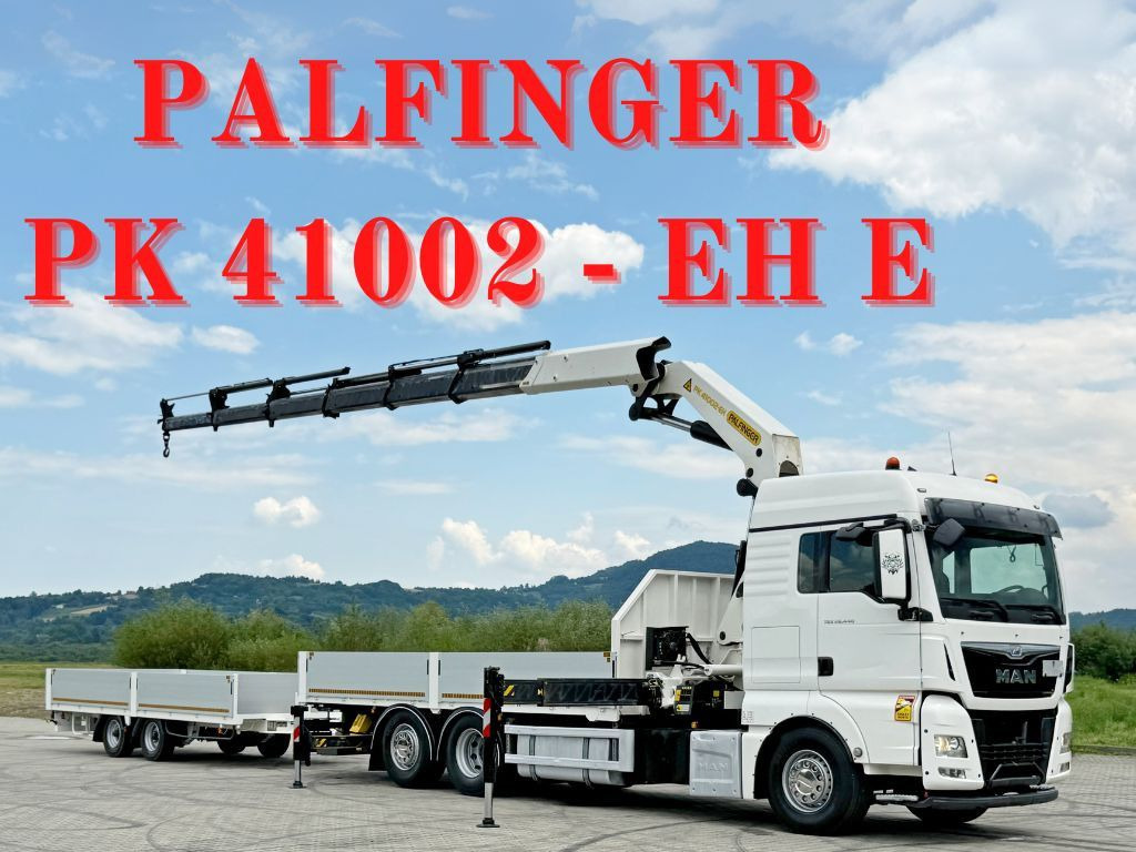 MAN TGX 26.440 * PK 41002-EH E + FUNK + Anhänger*TOP - شاحنة كرين: صورة 1 MAN TGX 26.440 * PK 41002-EH E + FUNK + Anhänger*TOP - شاحنة كرين: صورة 1
