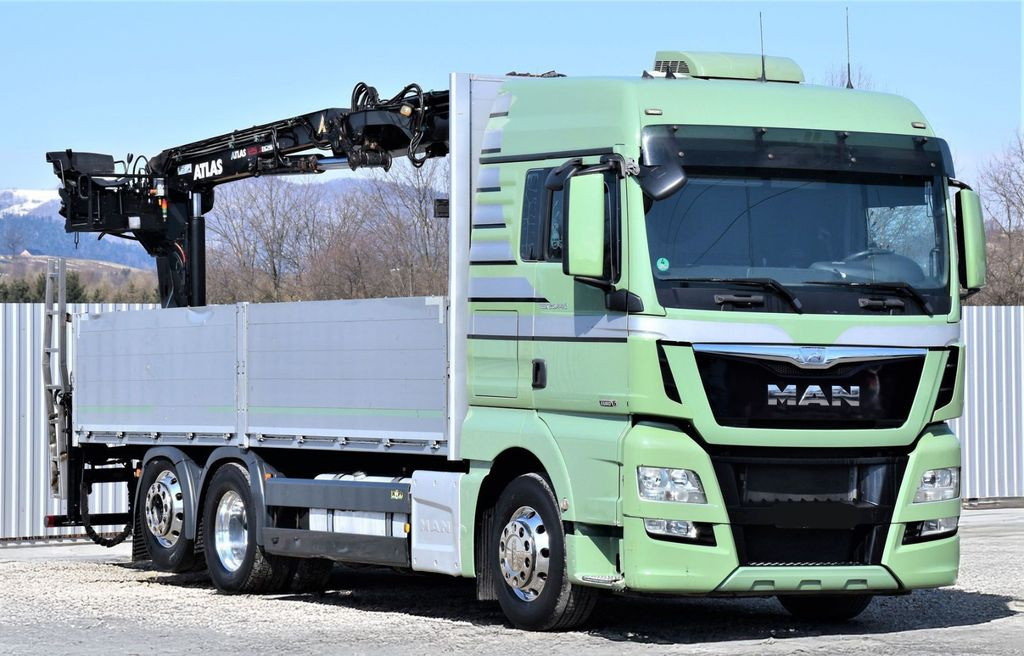 MAN TGX 26.440 Pritsche 6,60 m* ATLAS 125.2V-A12VB - شاحنة كرين: صورة 3 MAN TGX 26.440 Pritsche 6,60 m* ATLAS 125.2V-A12VB - شاحنة كرين: صورة 3