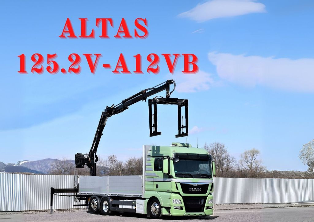 MAN TGX 26.440 Pritsche 6,60 m* ATLAS 125.2V-A12VB - شاحنة كرين: صورة 1 MAN TGX 26.440 Pritsche 6,60 m* ATLAS 125.2V-A12VB - شاحنة كرين: صورة 1