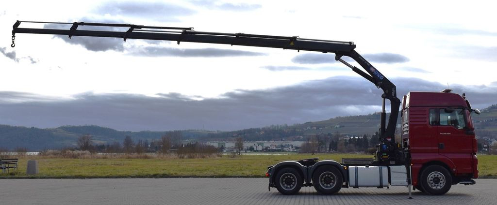 MAN TGX 28.480 Sattelzugmaschine + HMF 2120 K5/FUNK MAN TGX 28.480 Sattelzugmaschine + HMF 2120 K5/FUNK - رأس تريلا: صورة 5 MAN TGX 28.480 Sattelzugmaschine + HMF 2120 K5/FUNK MAN TGX 28.480 Sattelzugmaschine + HMF 2120 K5/FUNK - رأس تريلا: صورة 5