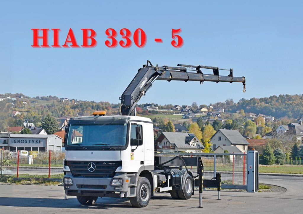 Mercedes-Benz ACTROS 1844 * Sattelzugmaschine *HIAB 330-5/FUNK - مقطورة السحب: صورة 1 Mercedes-Benz ACTROS 1844 * Sattelzugmaschine *HIAB 330-5/FUNK - مقطورة السحب: صورة 1