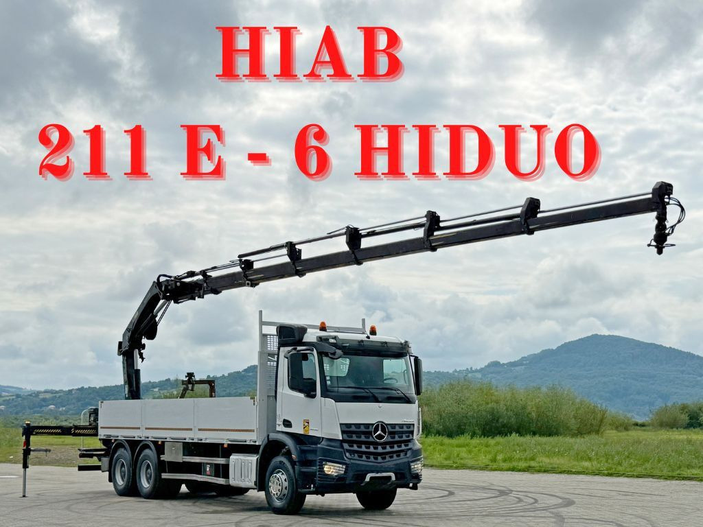 Mercedes-Benz ACTROS 2636 * HIAB 211 E-6 HIDUO/FUNK *6x4 - شاحنة كرين: صورة 1 Mercedes-Benz ACTROS 2636 * HIAB 211 E-6 HIDUO/FUNK *6x4 - شاحنة كرين: صورة 1