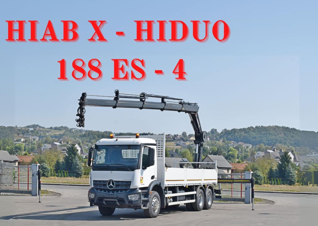 Mercedes-Benz ACTROS 2636 *HIAB X-HIDUO 188 ES-4/FUNK + * 6x4 Mercedes-Benz AROCS 2636 *HIAB X-HIDUO 188 ES-4/FUNK + * 6x4 - شاحنة كرين, شاحنات مسطحة: صورة 1 Mercedes-Benz ACTROS 2636 *HIAB X-HIDUO 188 ES-4/FUNK + * 6x4 Mercedes-Benz AROCS 2636 *HIAB X-HIDUO 188 ES-4/FUNK + * 6x4 - شاحنة كرين, شاحنات مسطحة: صورة 1