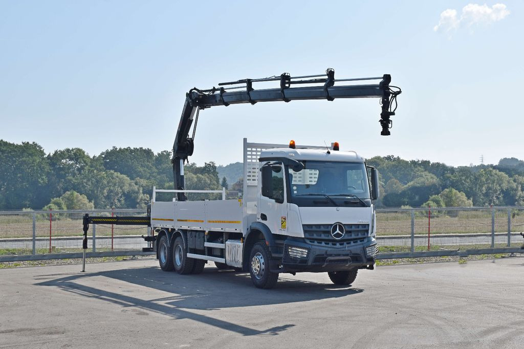Mercedes-Benz ACTROS 2636 *HIAB X-HIDUO 188 ES-4/FUNK + * 6x4 - شاحنة كرين, شاحنات مسطحة: صورة 2 Mercedes-Benz ACTROS 2636 *HIAB X-HIDUO 188 ES-4/FUNK + * 6x4 - شاحنة كرين, شاحنات مسطحة: صورة 2