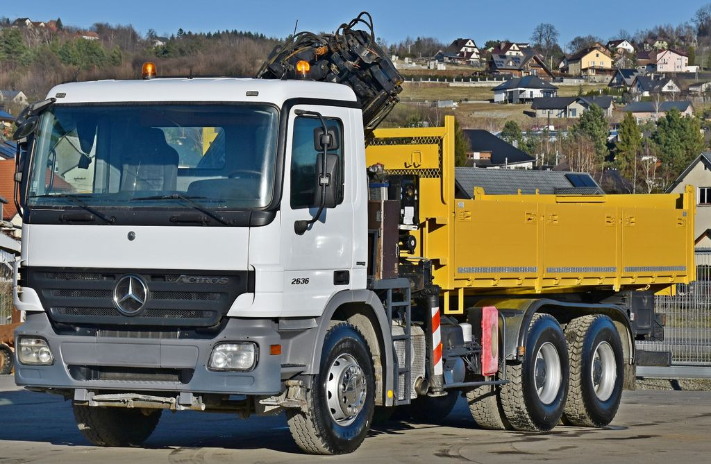 Mercedes-Benz ACTROS 2636 * TEREX 165.2E - A4 + FUNK/6x4 - شاحنة كرين, شاحنة قلاب: صورة 4 Mercedes-Benz ACTROS 2636 * TEREX 165.2E - A4 + FUNK/6x4 - شاحنة كرين, شاحنة قلاب: صورة 4