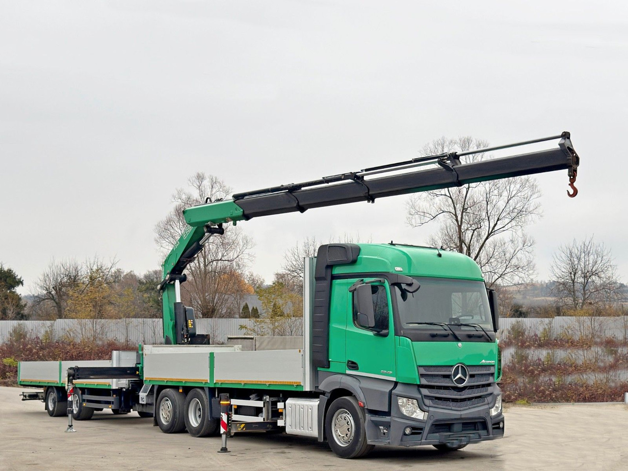 Mercedes-Benz ACTROS 264 * FASSI F 345.24 + FUNK + Anhänger - شاحنة كرين: صورة 2 Mercedes-Benz ACTROS 264 * FASSI F 345.24 + FUNK + Anhänger - شاحنة كرين: صورة 2