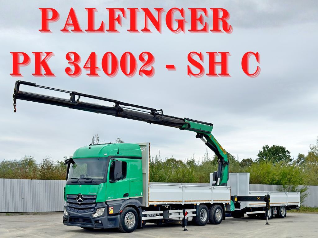 Mercedes-Benz ACTROS 2645* PK 34002 - SH C/FUNK+Anhänger* TOP - شاحنة كرين: صورة 1 Mercedes-Benz ACTROS 2645* PK 34002 - SH C/FUNK+Anhänger* TOP - شاحنة كرين: صورة 1