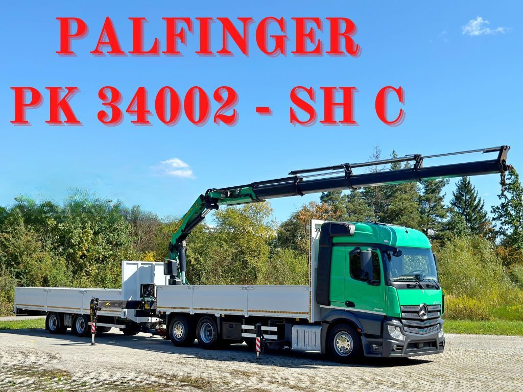 Mercedes-Benz ACTROS 2654* PK 34002 - SH C/FUNK+Anhänger* TOP - شاحنة كرين: صورة 1 Mercedes-Benz ACTROS 2654* PK 34002 - SH C/FUNK+Anhänger* TOP - شاحنة كرين: صورة 1