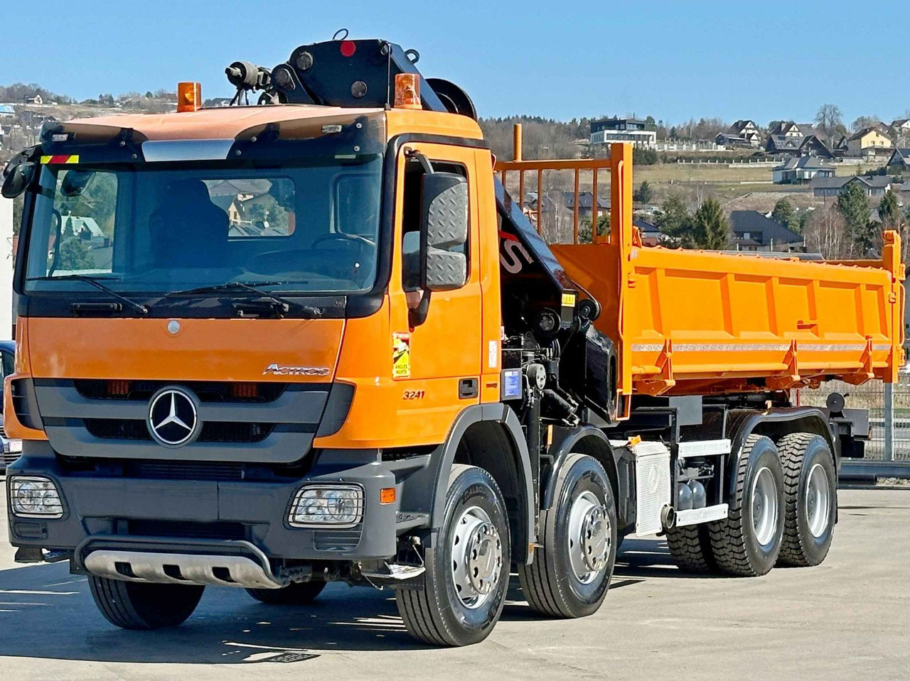 Mercedes-Benz ACTROS 3241 * HIAB 322 EP-4 HIDUO + FUNK / 8x4 - شاحنة كرين: صورة 5 Mercedes-Benz ACTROS 3241 * HIAB 322 EP-4 HIDUO + FUNK / 8x4 - شاحنة كرين: صورة 5