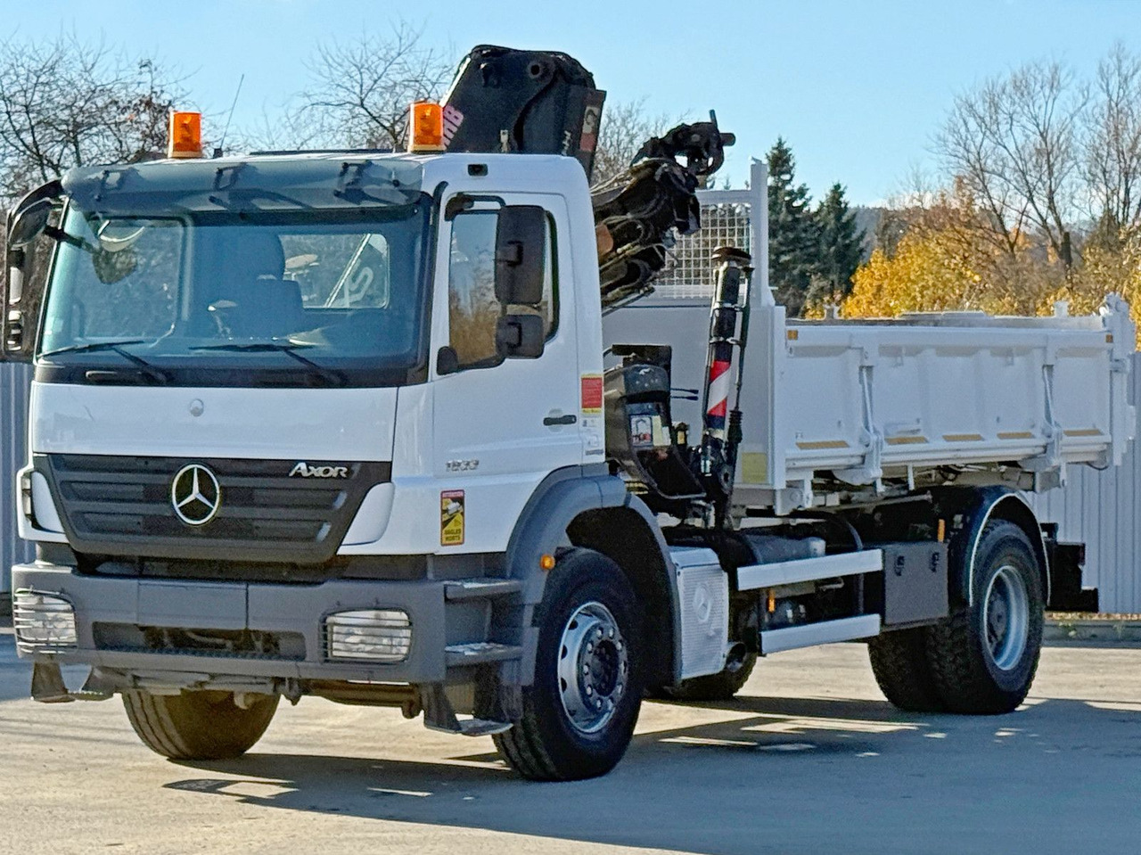 Mercedes-Benz AXOR 1833 * HIAB 144 B - 3 HIDUO + FUNK * TOP - شاحنة قلاب, شاحنة كرين: صورة 5 Mercedes-Benz AXOR 1833 * HIAB 144 B - 3 HIDUO + FUNK * TOP - شاحنة قلاب, شاحنة كرين: صورة 5