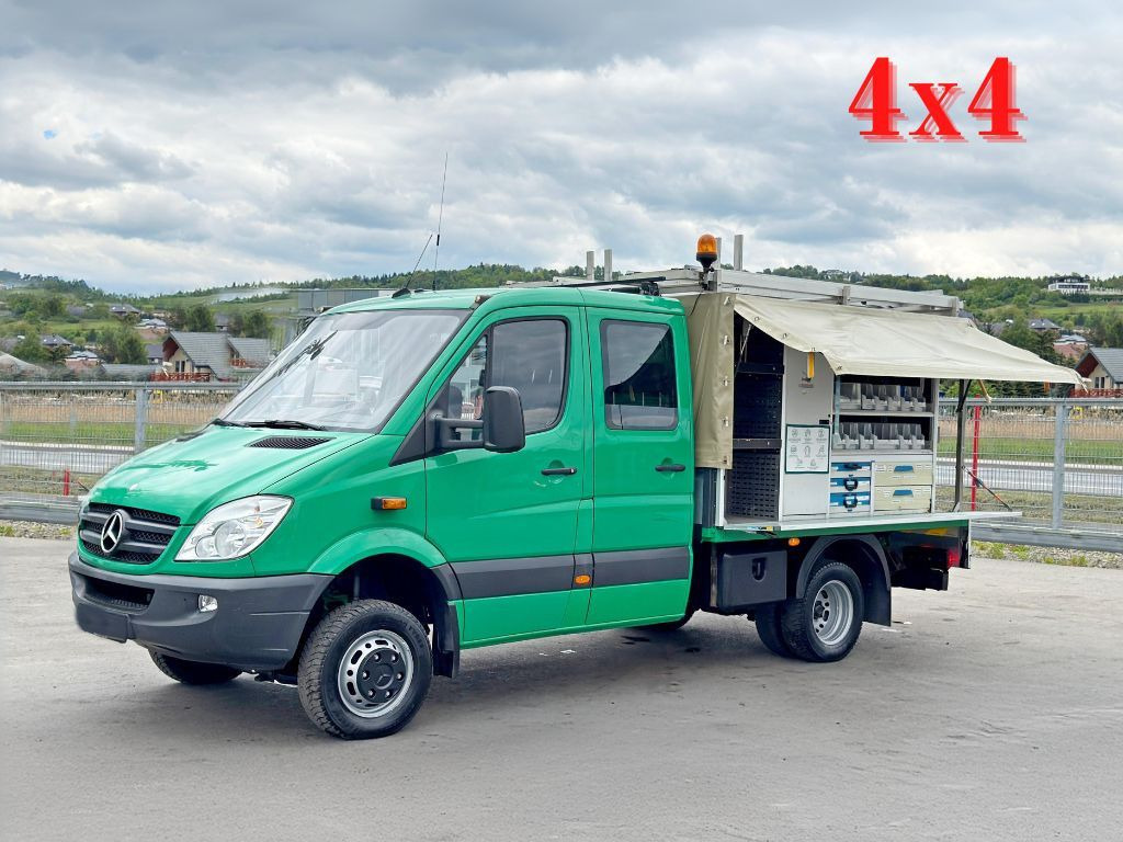 Mercedes-Benz Sprinter 516 CDI* Doppel Kabine! 4x4 *TOPZUSTAND - قلاب صغير: صورة 1 Mercedes-Benz Sprinter 516 CDI* Doppel Kabine! 4x4 *TOPZUSTAND - قلاب صغير: صورة 1
