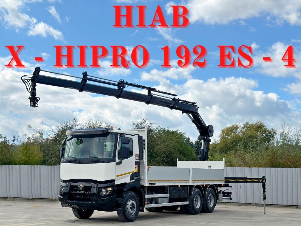 Renault C 430 *HIAB X - HIPRO 192 ES -4 + FUNK* 6x4 - شاحنة كرين: صورة 1 Renault C 430 *HIAB X - HIPRO 192 ES -4 + FUNK* 6x4 - شاحنة كرين: صورة 1