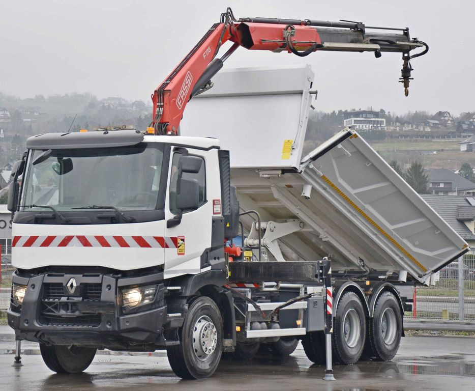 Renault C380 *KIPPER 5,10 m* FASSI F175A.0.22+FUNK /6x4 - شاحنة قلاب, شاحنة كرين: صورة 3 Renault C380 *KIPPER 5,10 m* FASSI F175A.0.22+FUNK /6x4 - شاحنة قلاب, شاحنة كرين: صورة 3