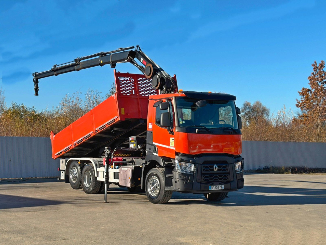 Renault C430 * HIAB 144 BS - 3 HIDUO+ FUNK/ 6x2 - شاحنة كرين: صورة 2 Renault C430 * HIAB 144 BS - 3 HIDUO+ FUNK/ 6x2 - شاحنة كرين: صورة 2