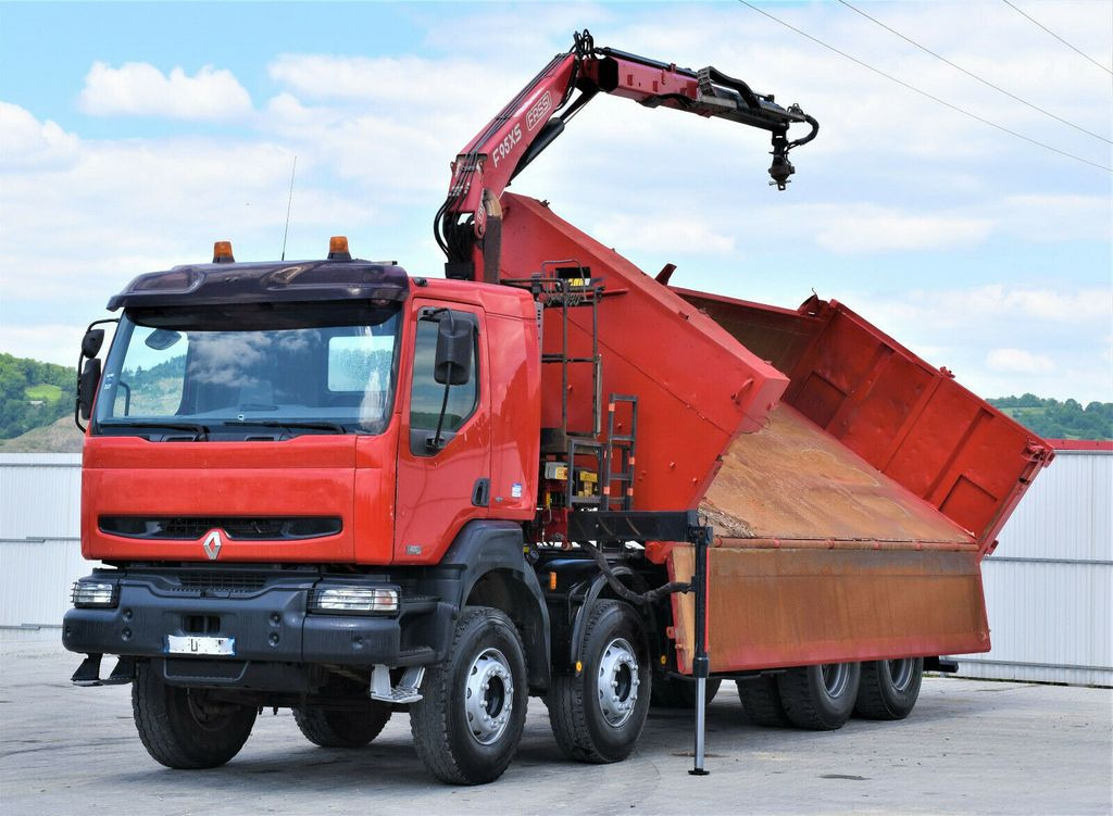 Renault KERAX 420 DCI Kipper 6,30m+FASSI F95AXS.21+FUNK - شاحنة كرين, شاحنة قلاب: صورة 5 Renault KERAX 420 DCI Kipper 6,30m+FASSI F95AXS.21+FUNK - شاحنة كرين, شاحنة قلاب: صورة 5