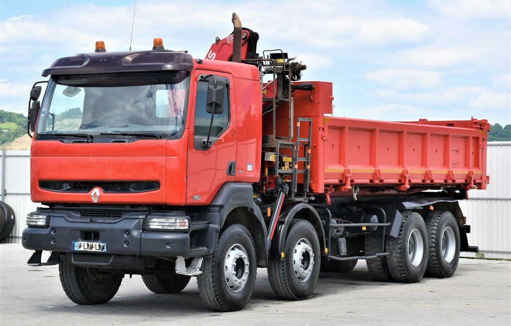 Renault KERAX 420 DCI Kipper 6,30m+FASSI F95AXS.21+FUNK - شاحنة كرين, شاحنة قلاب: صورة 3 Renault KERAX 420 DCI Kipper 6,30m+FASSI F95AXS.21+FUNK - شاحنة كرين, شاحنة قلاب: صورة 3