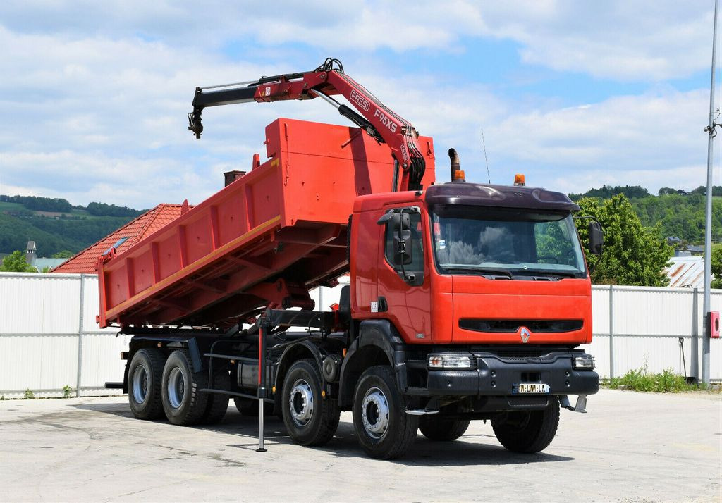 Renault KERAX 420 DCI Kipper 6,30m+FASSI F95AXS.21+FUNK - شاحنة كرين, شاحنة قلاب: صورة 2 Renault KERAX 420 DCI Kipper 6,30m+FASSI F95AXS.21+FUNK - شاحنة كرين, شاحنة قلاب: صورة 2
