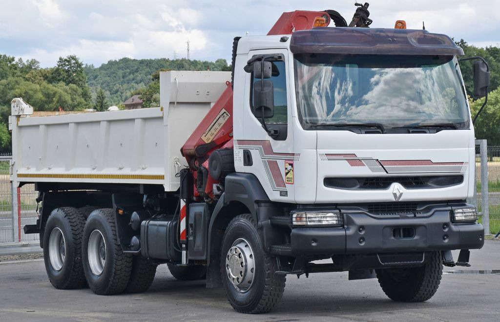 Renault KERAX 420 DXI* HMF 1563 K3 + FUNK/6x4 - شاحنة قلاب: صورة 4 Renault KERAX 420 DXI* HMF 1563 K3 + FUNK/6x4 - شاحنة قلاب: صورة 4