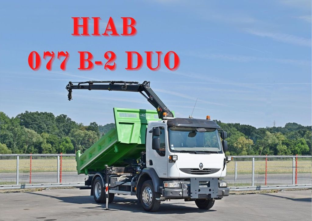 Renault MIDLUM 220 DXI *KIPPER 3,80m *HIAB 077 B-2 DUO Renault MIDLUM 220 DXI *KIPPER 3,80m *HIAB 077 B-2 DUO - شاحنة كرين, شاحنة قلاب: صورة 1 Renault MIDLUM 220 DXI *KIPPER 3,80m *HIAB 077 B-2 DUO Renault MIDLUM 220 DXI *KIPPER 3,80m *HIAB 077 B-2 DUO - شاحنة كرين, شاحنة قلاب: صورة 1