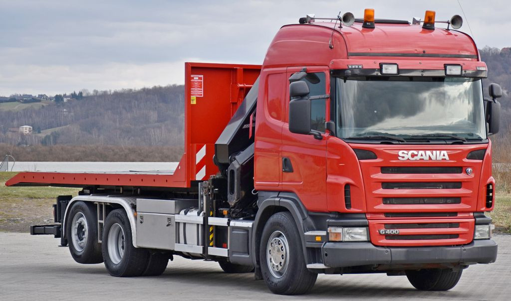 Scania G 400 * Abschleppwagen 6,40m* KRAN + FUNK * TOP - شاحنة برافعة خطافية, شاحنة كرين: صورة 3 Scania G 400 * Abschleppwagen 6,40m* KRAN + FUNK * TOP - شاحنة برافعة خطافية, شاحنة كرين: صورة 3