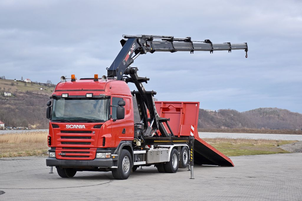 Scania G 400 * Abschleppwagen 6,40m* KRAN + FUNK * TOP - شاحنة كرين, شاحنة برافعة خطافية: صورة 2 Scania G 400 * Abschleppwagen 6,40m* KRAN + FUNK * TOP - شاحنة كرين, شاحنة برافعة خطافية: صورة 2