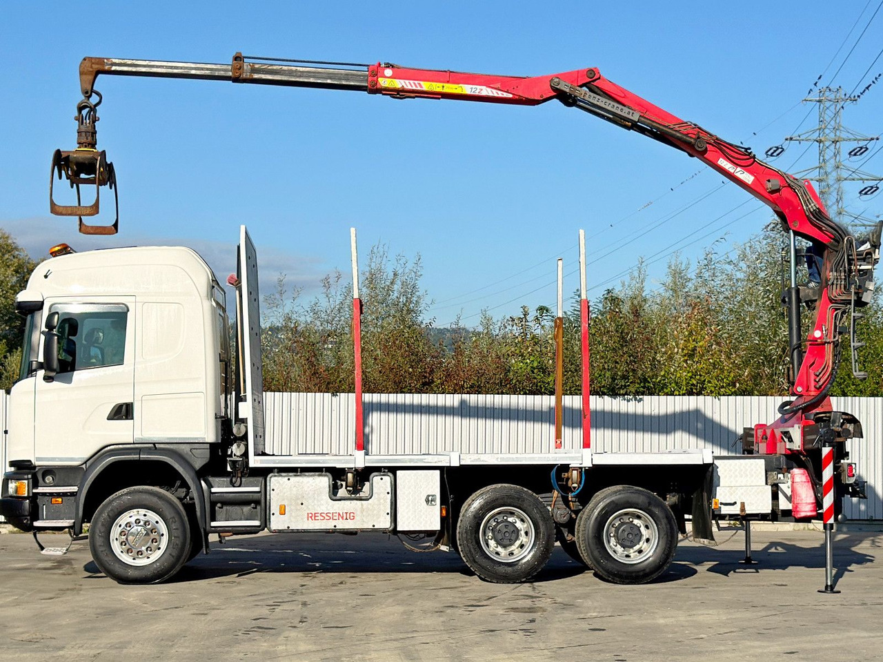 Scania G490* HOLZTRANSPORTER * PENZ 12Z8.70* 6x6 - شاحنة قطع الأشجار, شاحنة كرين: صورة 5 Scania G490* HOLZTRANSPORTER * PENZ 12Z8.70* 6x6 - شاحنة قطع الأشجار, شاحنة كرين: صورة 5