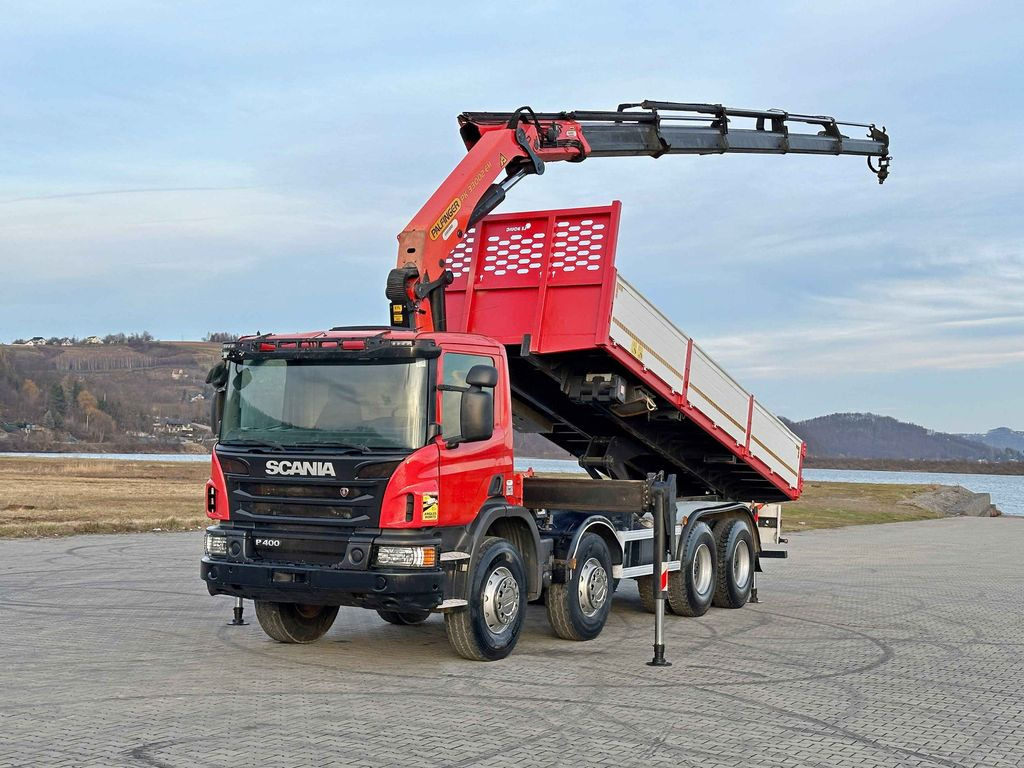 Scania P 400 Kipper 6,80 m * PK 33002-EH D + FUNK * 8x4 Scania P 400 Kipper 6,80 m * PK 33002-EH D + FUNK * 8x4 - شاحنة قلاب, شاحنة كرين: صورة 2 Scania P 400 Kipper 6,80 m * PK 33002-EH D + FUNK * 8x4 Scania P 400 Kipper 6,80 m * PK 33002-EH D + FUNK * 8x4 - شاحنة قلاب, شاحنة كرين: صورة 2