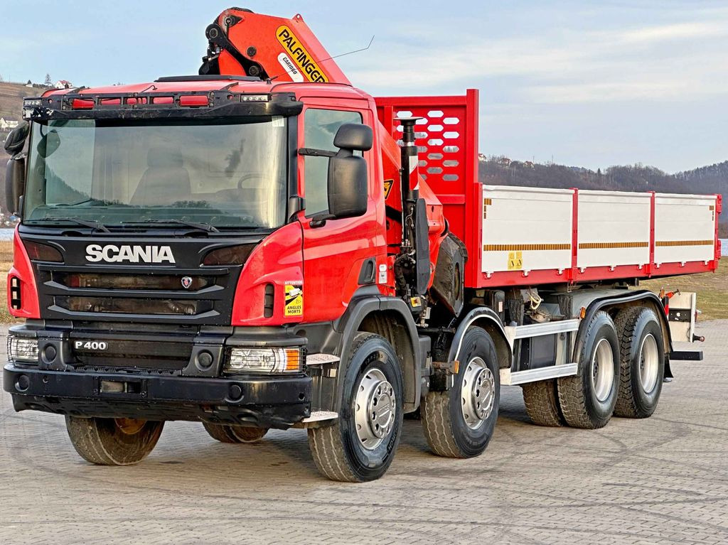 Scania P 400 Kipper 6,80 m * PK 33002-EH D + FUNK * 8x4 Scania P 400 Kipper 6,80 m * PK 33002-EH D + FUNK * 8x4 - شاحنة كرين, شاحنة قلاب: صورة 3 Scania P 400 Kipper 6,80 m * PK 33002-EH D + FUNK * 8x4 Scania P 400 Kipper 6,80 m * PK 33002-EH D + FUNK * 8x4 - شاحنة كرين, شاحنة قلاب: صورة 3