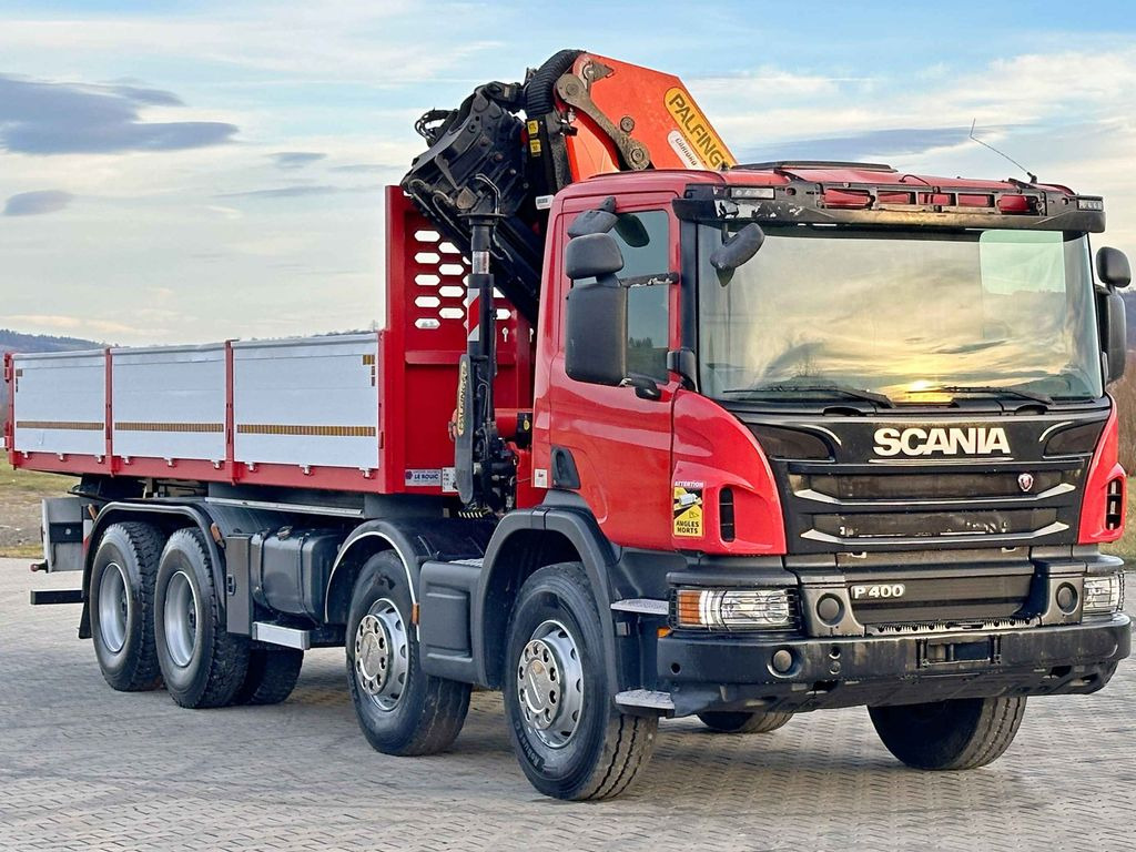 Scania P 400 Kipper 6,80 m * PK 33002-EH D + FUNK * 8x4 Scania P 400 Kipper 6,80 m * PK 33002-EH D + FUNK * 8x4 - شاحنة قلاب, شاحنة كرين: صورة 3 Scania P 400 Kipper 6,80 m * PK 33002-EH D + FUNK * 8x4 Scania P 400 Kipper 6,80 m * PK 33002-EH D + FUNK * 8x4 - شاحنة قلاب, شاحنة كرين: صورة 3