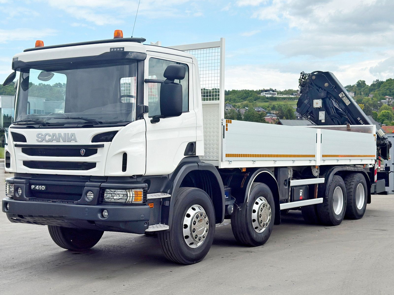 Scania P 410*PLATFORM 7,00m*HIAB 244 E-5 HIPRO+FUNK/8x4 Scania P 410*PRITSCHE 7,00m*HIAB 244 E-5 HIPRO+FUNK/8x4 - شاحنة كرين, شاحنات مسطحة: صورة 4 Scania P 410*PLATFORM 7,00m*HIAB 244 E-5 HIPRO+FUNK/8x4 Scania P 410*PRITSCHE 7,00m*HIAB 244 E-5 HIPRO+FUNK/8x4 - شاحنة كرين, شاحنات مسطحة: صورة 4