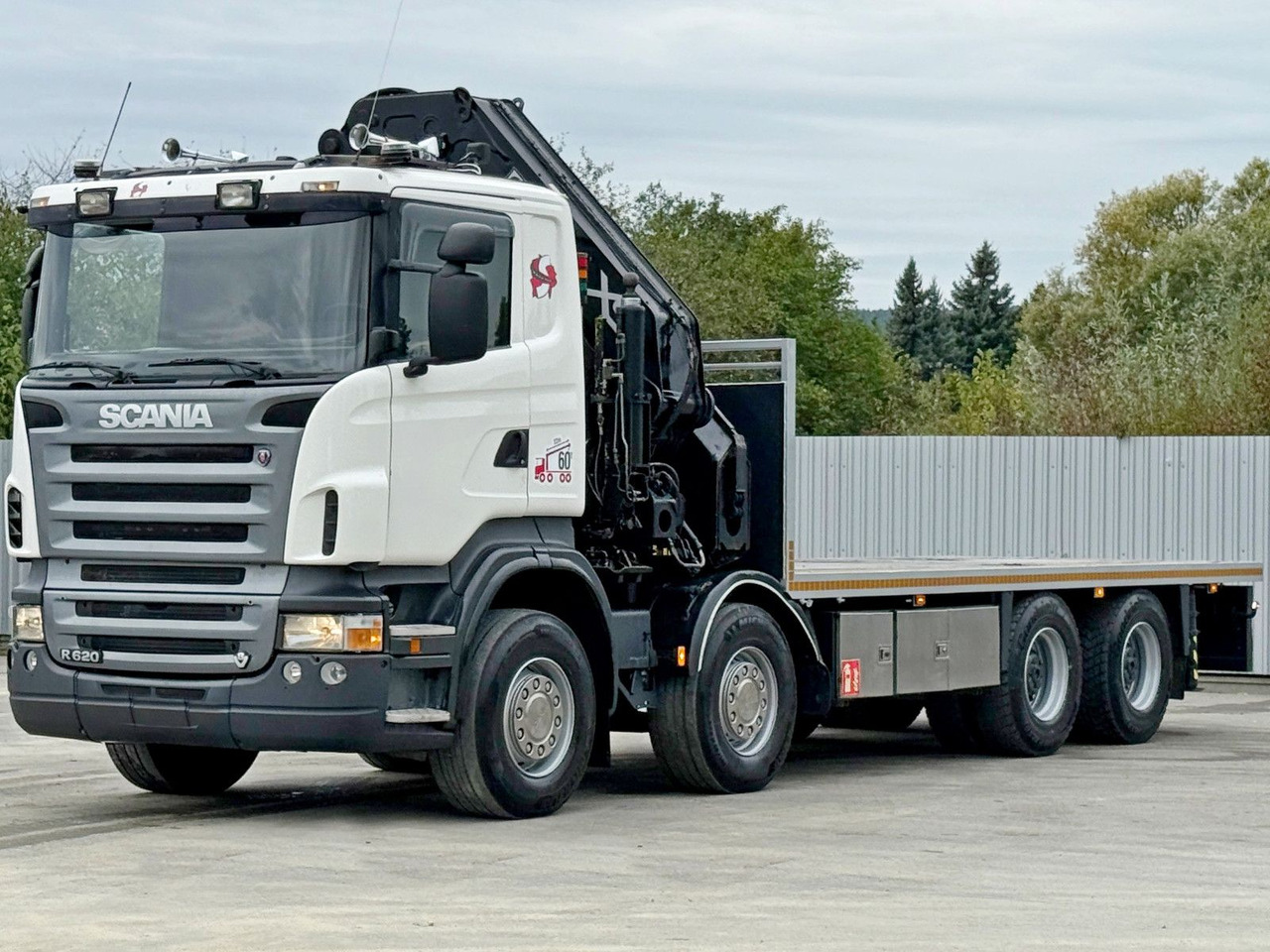 Scania R 620*PLATFORM 6,45m*HIAB 600 E - 9 + FUNK / 8x4 - شاحنة كرين: صورة 3 Scania R 620*PLATFORM 6,45m*HIAB 600 E - 9 + FUNK / 8x4 - شاحنة كرين: صورة 3