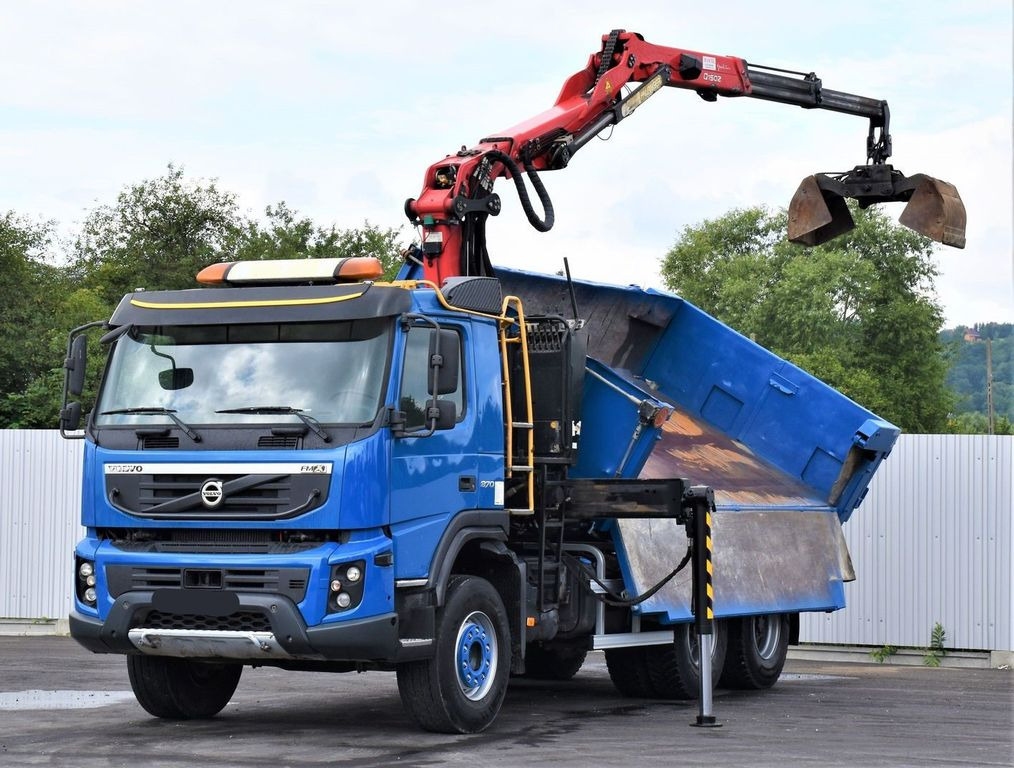 Volvo FMX 370 Kipper 4,90m *EPSILON Q150Z/FUNK*6x4 - شاحنة كرين, شاحنة قلاب: صورة 3 Volvo FMX 370 Kipper 4,90m *EPSILON Q150Z/FUNK*6x4 - شاحنة كرين, شاحنة قلاب: صورة 3